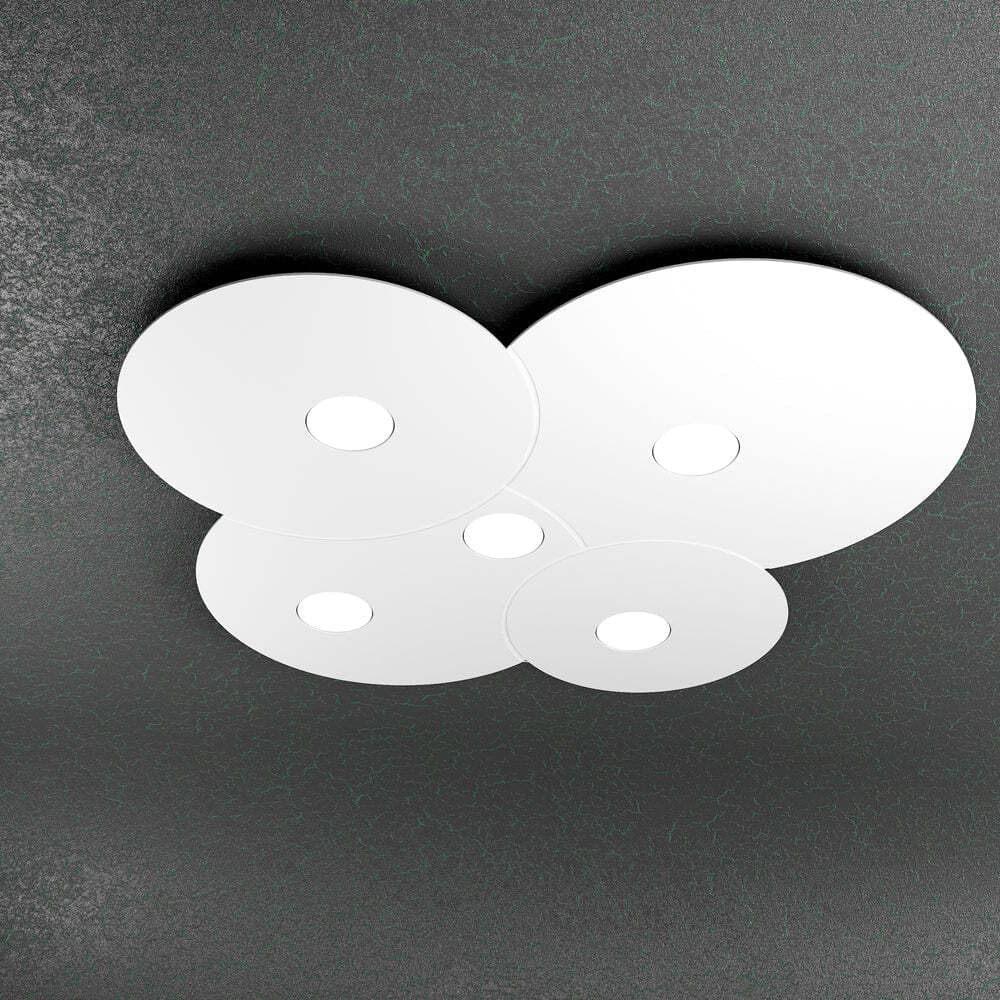 Plafoniera-Moderna-Cloud-Metallo-Bianco-5-Luci-Gx53