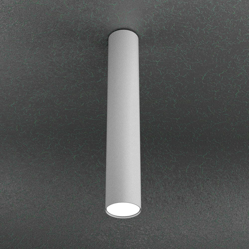 Plafoniera-Moderna-Cloud-Metallo-Grigio-1-Luce-Gx53-Cilindrica-50Cm