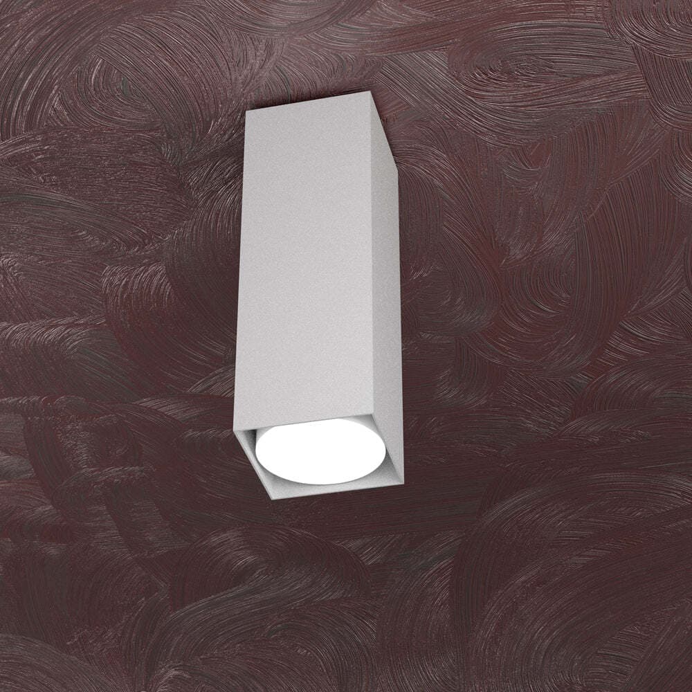 Plafoniera-Moderna-Cubica-Area-Metallo-Grigio-Metallo-1-Luce-Gx53-25Cm