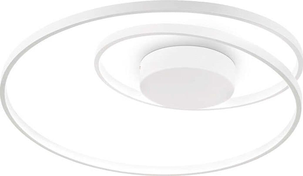 Plafoniera-Moderna-Dali-Oz-Metallo-Bianco-Led-48W-3000K-Luce-Calda