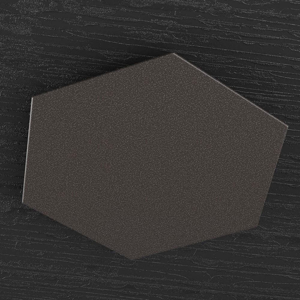 Plafoniera-Moderna-Decorativa-Hexagon-Metallo-Marrone