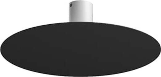 Plafoniera-Moderna-Disk-Metallo-Nero-5-Luci-Gx53