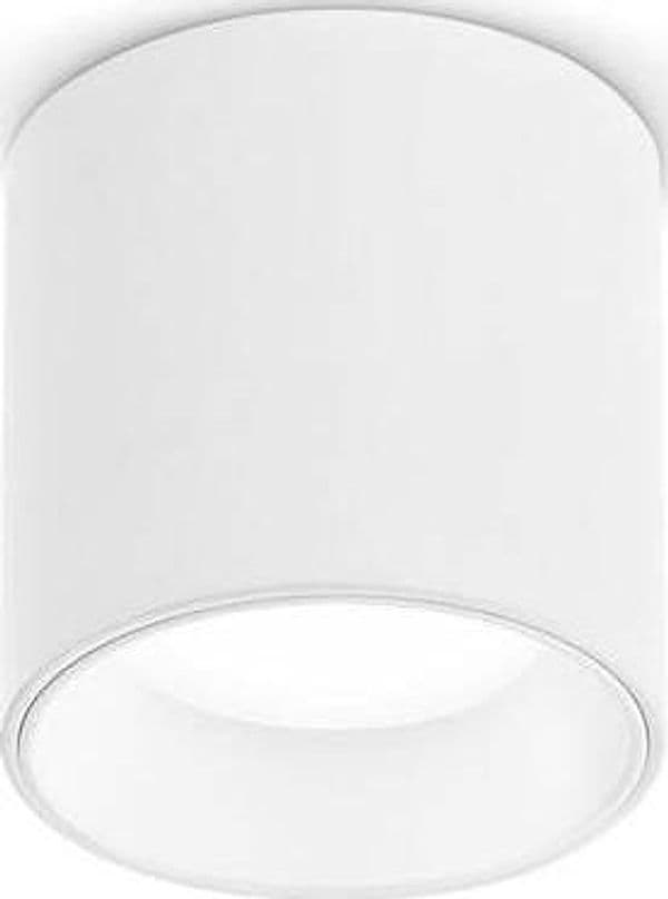 Plafoniera-Moderna-Dot-Metallo-Bianco-Led-5W-4000K-Luce-Naturale