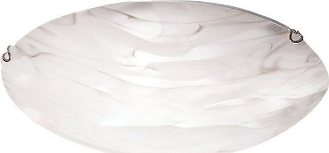 Plafoniera-moderna-DUE-P-STORM-2703-PLP-E27-LED-lampada-soffitto-parete-vetro-effetto-marmo