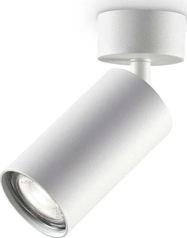 Plafoniera-Moderna-Dynamite-Metallo-Bianco-1-Luce-Gu10-7W-3000K-Luce-Calda