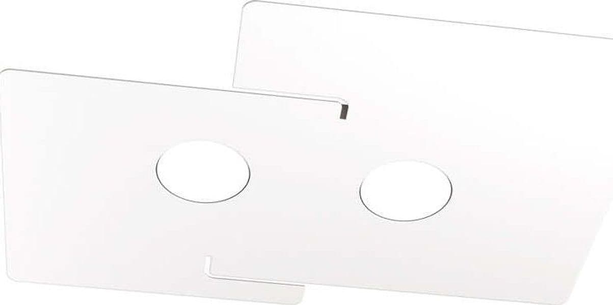 Plafoniera-Moderna-Echo-Metallo-Bianco-2-Luci-Gx53