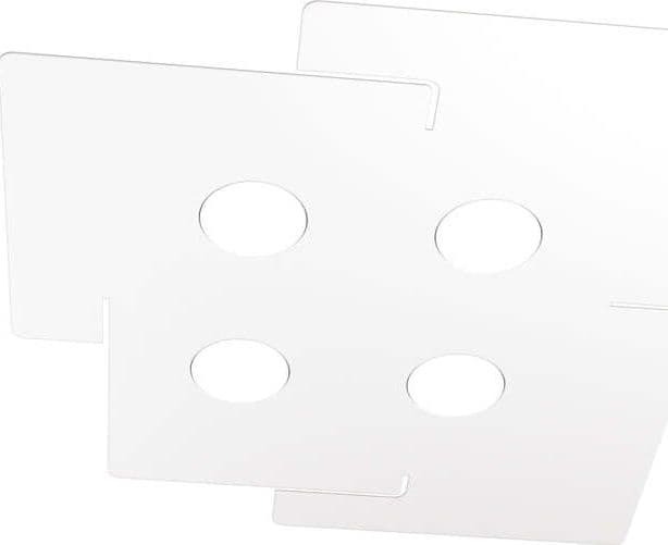 Plafoniera-Moderna-Echo-Metallo-Bianco-4-Luci-Gx53