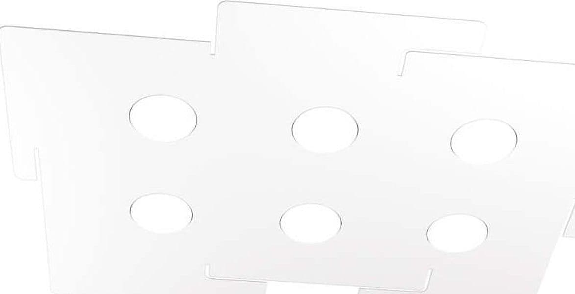 Plafoniera-Moderna-Echo-Metallo-Bianco-6-Luci-Gx53