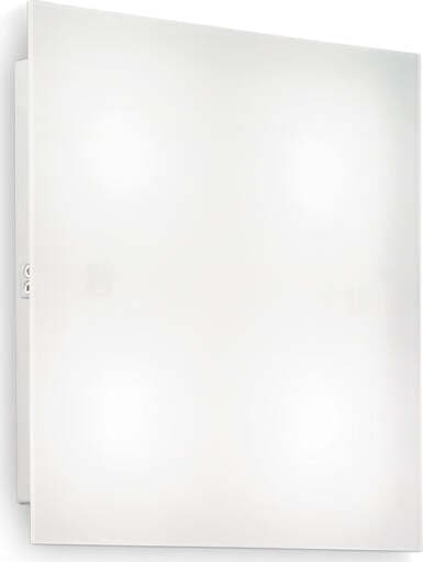 Plafoniera-Moderna-Flat-Metallo-Bianco-1-Luce-Gx53-9W-3000K-Luce-Calda