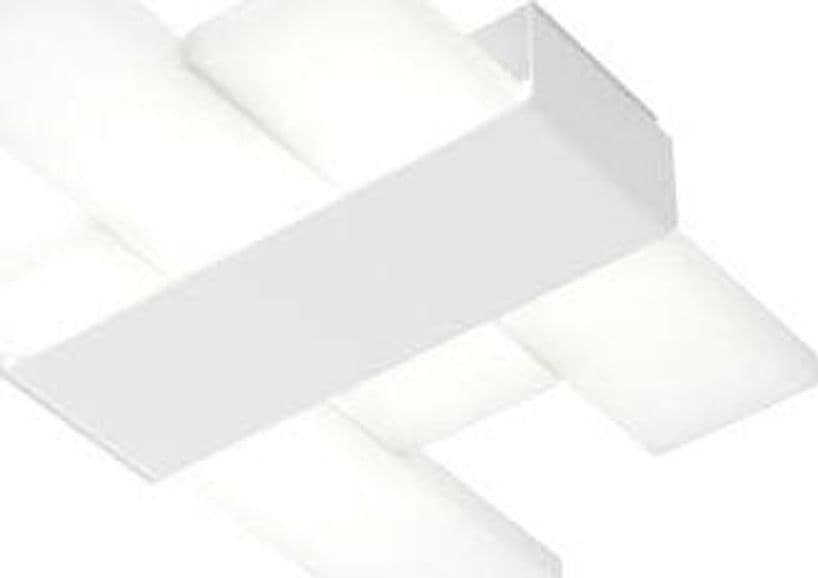 Plafoniera-Moderna-Flight-Metallo-Bianco-Diffusore-Acrilcico-Satinato-Led-16W