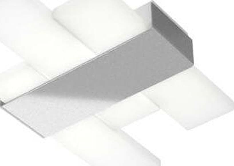 Plafoniera-Moderna-Flight-Metallo-Grigio-Diffusore-Acrilcico-Sat.-Bianco-Led-16W