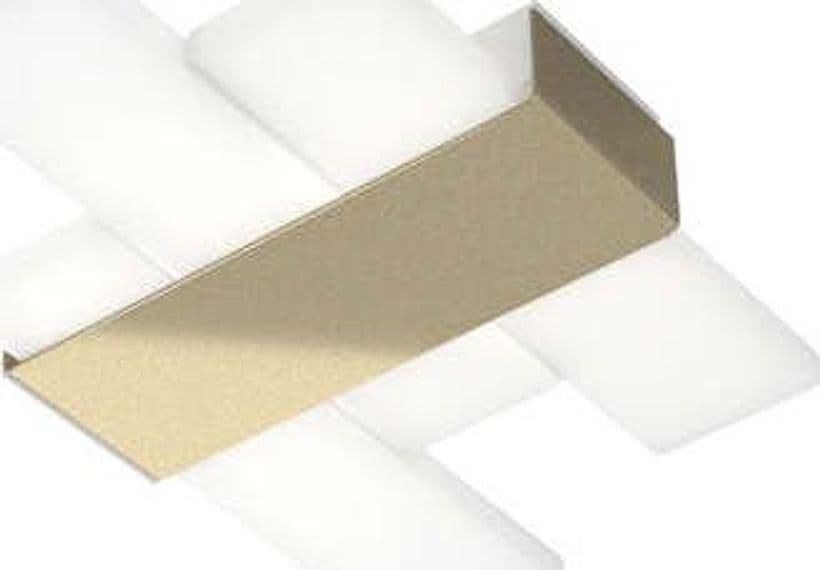 Plafoniera-Moderna-Flight-Metallo-Oro-Diffusore-Acrilcico-Sat.-Bianco-Led-16W