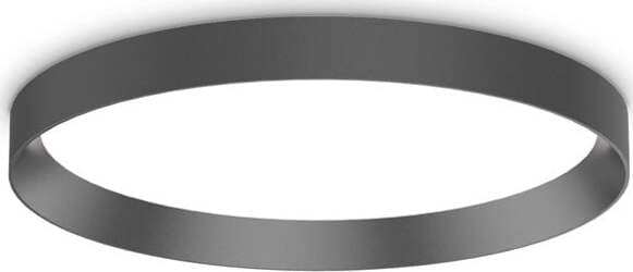 Plafoniera-Moderna-Fly-Alluminio-Materie-Plastiche-Nero-Led-26W-3000K-D45Cm
