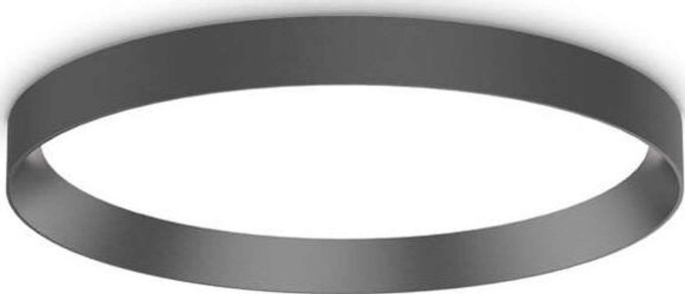 Plafoniera-Moderna-Fly-Alluminio-Materie-Plastiche-Nero-Led-26W-4000K-D45Cm