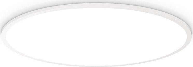 Plafoniera-Moderna-Fly-Slim-Alluminio-Plastiche-Bianco-Led-65W-3000K-D90Cm