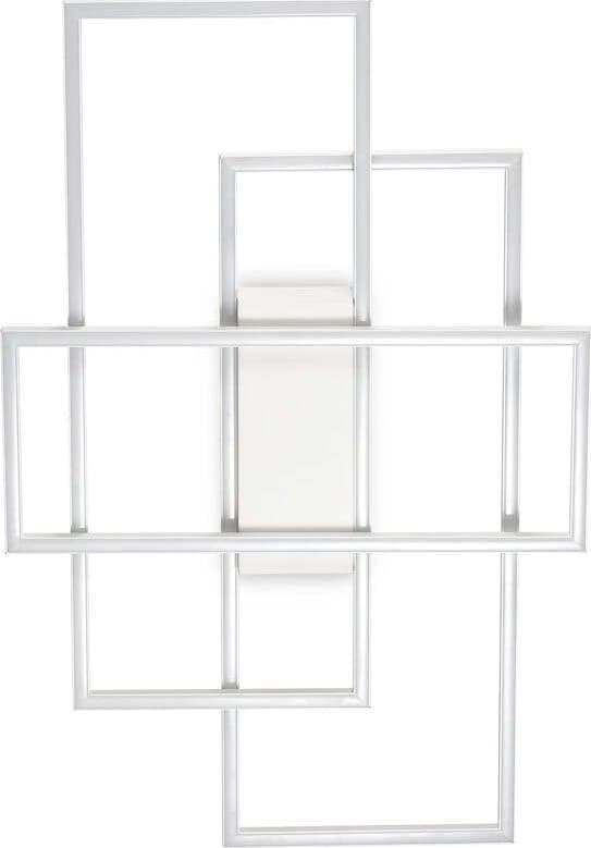 Plafoniera-Moderna-Frame-Metallo-Bianco-Led-31W-3000K-Luce-Calda