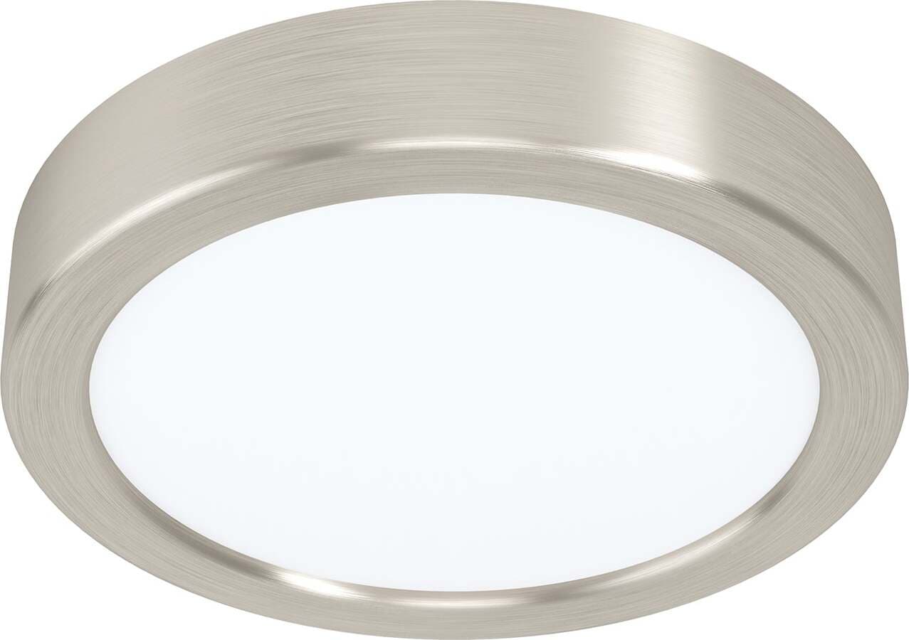 Plafoniera-Moderna-Fueva-5-Acciaio-Nichel-Satinato-Led-Integrato-11W-Ip20