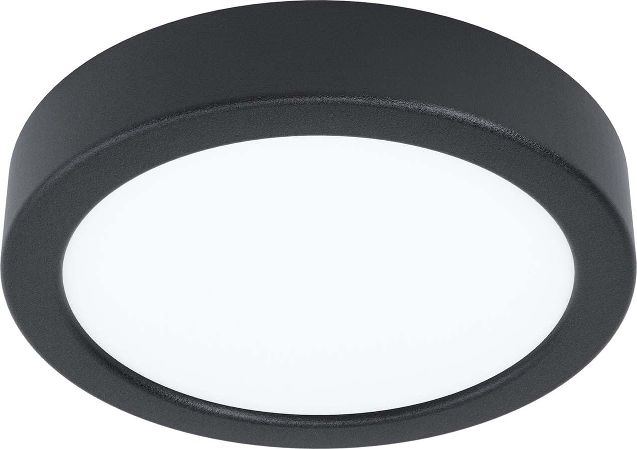 Plafoniera-Moderna-Fueva-5-In-Acciaio-Nero-Led-11W-3000K-Ip20