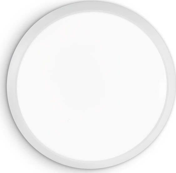 Plafoniera-Moderna-Gemma-Materie-Plastiche-Bianco-Led-24W-3000K-Luce-Calda