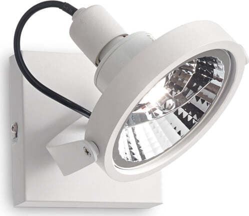Plafoniera-Moderna-Glim-Metallo-Bianco-1-Luce-Gu10-10W-3000K-Luce-Calda