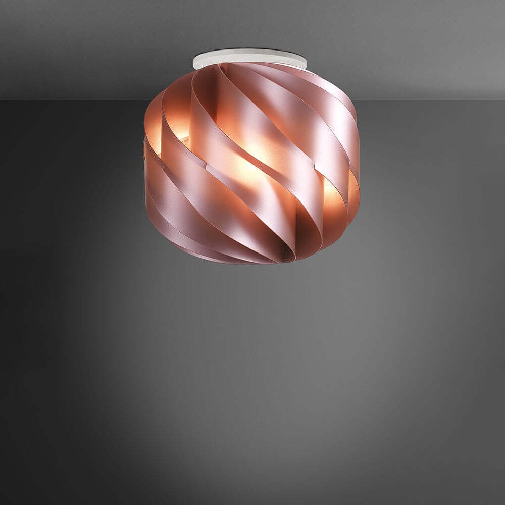 Plafoniera-Moderna-Globe-1-Luce-In-Polilux-Rosa-Metallico-D40-Made-In-Italy