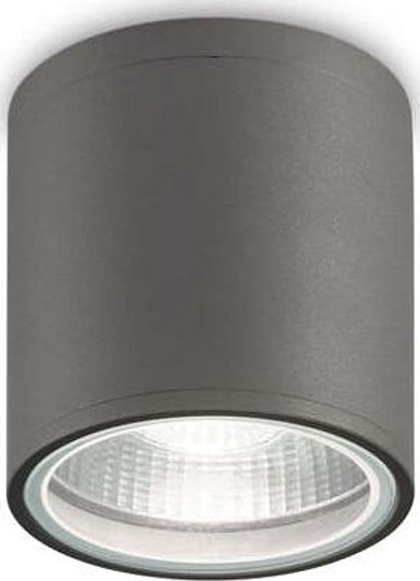 Plafoniera-Moderna-Gun-Alluminio-Antracite-1-Luce-Gu10