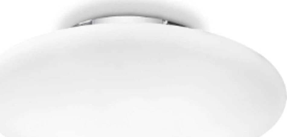 Plafoniera-moderna-Ideal-Lux-SMARTIES-BIANCO-PL3-032023-E27-LED-vetro-lampada-soffitto