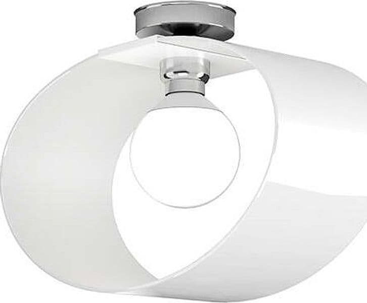Plafoniera-Moderna-Lap-Metallo-E-Vetro-Bianco-1-Luce-E27-42Cm