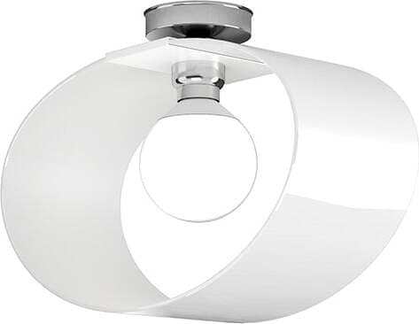 Plafoniera-Moderna-Lap-Metallo-E-Vetro-Bianco-1-Luce-E27-42Cm