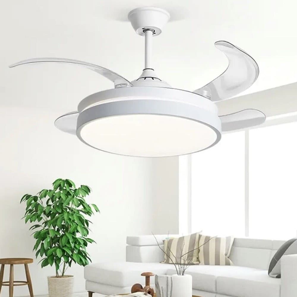 PLAFONIERA MODERNA LED CON VENTILATORE SOFFITTO CAMBIA 3 LUCI TELECOMANDO F7189 in Ventilatori da soffitto con lampada Trade Shop italia - Napoli, commercioVirtuoso.it