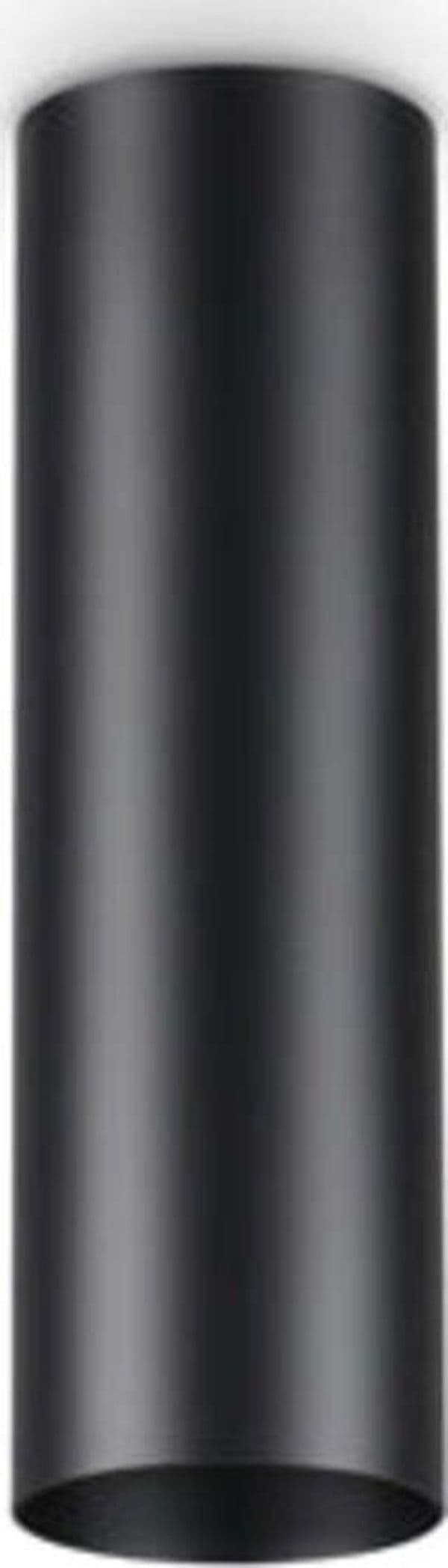 Plafoniera-Moderna-Look-Metallo-Nero-1-Luce-7W-3000K-Luce-Calda-H20Cm