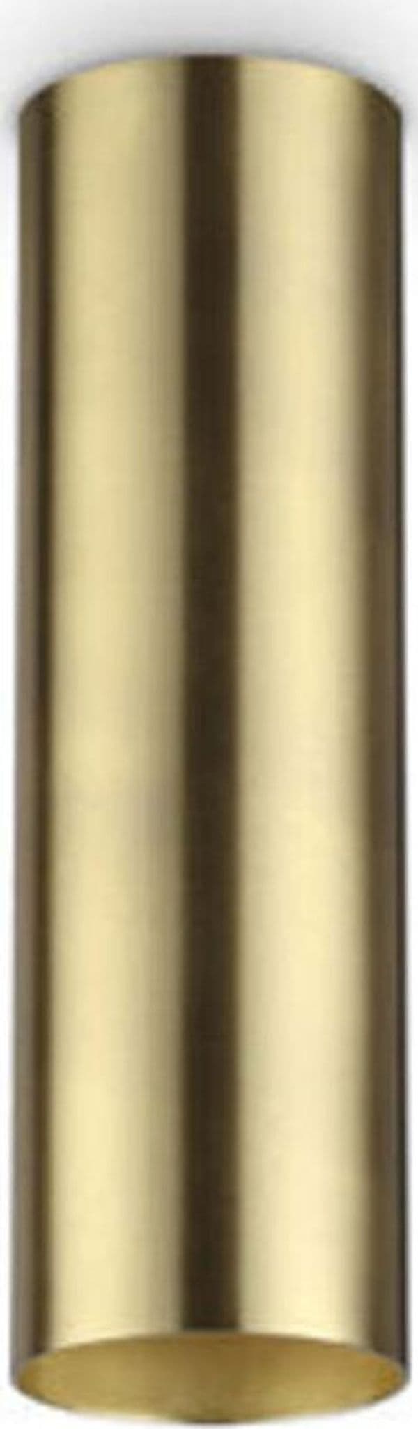 Plafoniera-Moderna-Look-Metallo-Ottone-1-Luce-7W-3000K-Luce-Calda-H20Cm