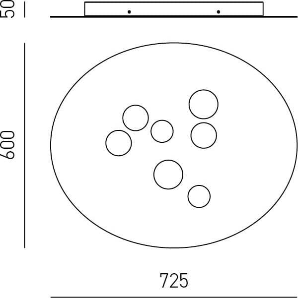 Plafoniera-Moderna-Luna-Metallo-E-Alluminio-Bianco-7-Luci-Gx53
