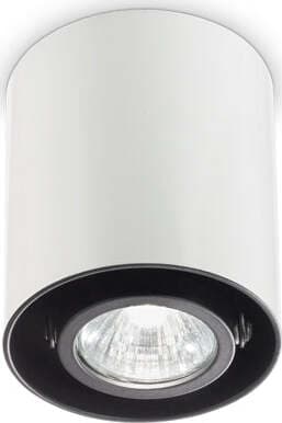 Plafoniera-Moderna-Mood-Round-Alluminio-Bianco-1-Luce-Gu10-7W-3000K-D9Cm