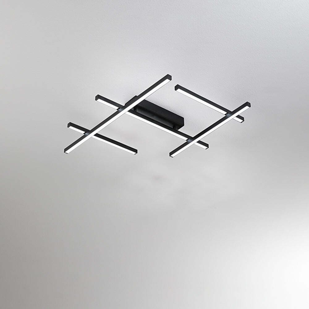 Plafoniera-Moderna-Net-Nero-Led-Media