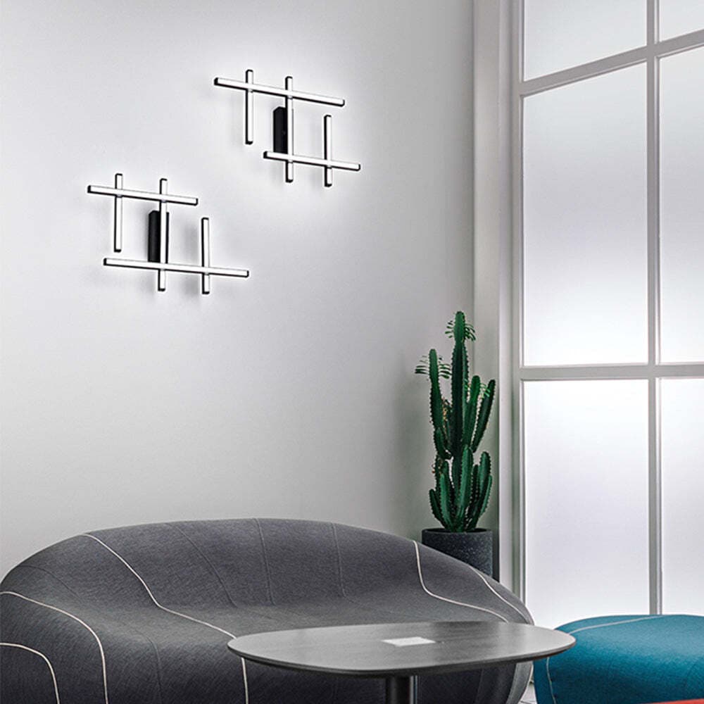Plafoniera-Moderna-Net-Nero-Led-Piccola