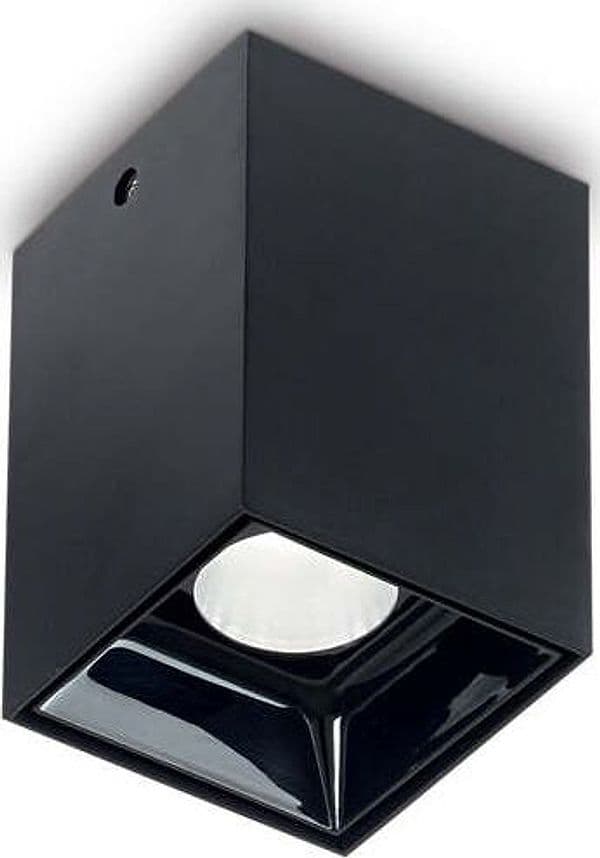 Plafoniera-Moderna-Nitro-Alluminio-Nero-Led-10W-3000K-Luce-Calda