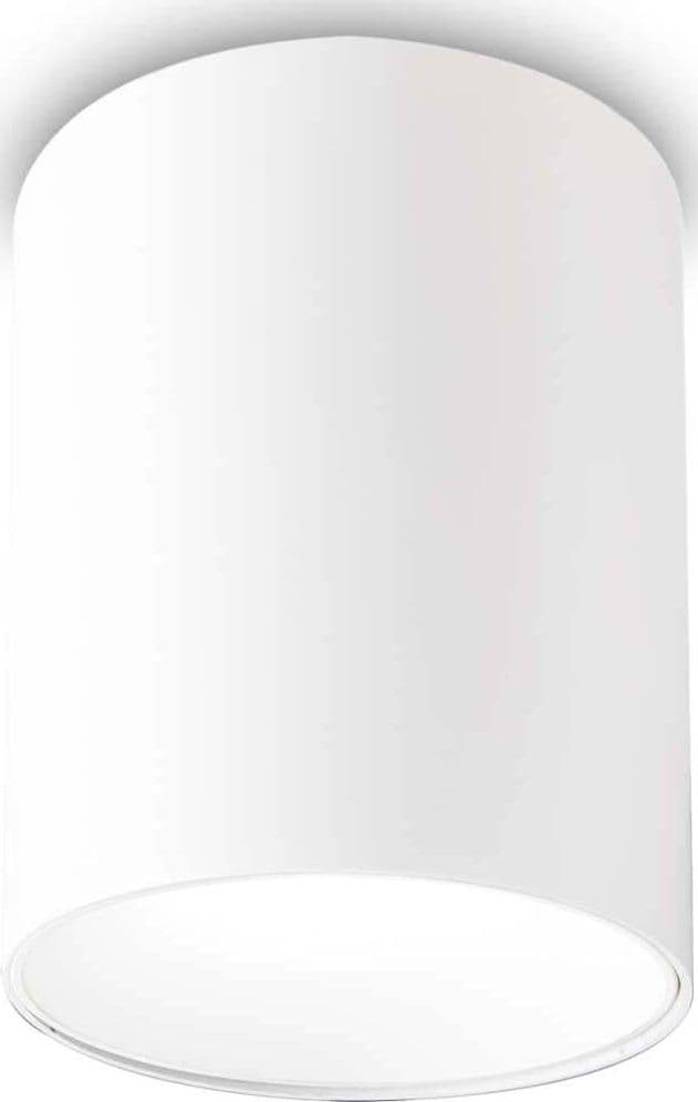 Plafoniera-Moderna-Nitro-Round-Alluminio-Bianco-Led-10W-3000K-Luce-Calda
