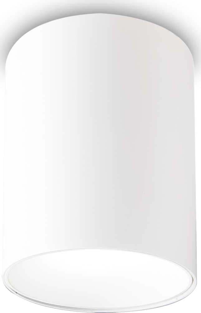 Plafoniera-Moderna-Nitro-Round-Alluminio-Bianco-Led-10W-3000K-Luce-Calda
