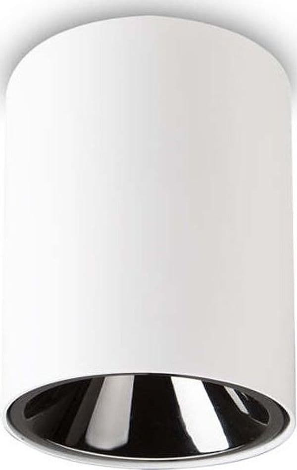 Plafoniera-Moderna-Nitro-Round-Alluminio-Bianco-Led-15W-3000K-Luce-Calda