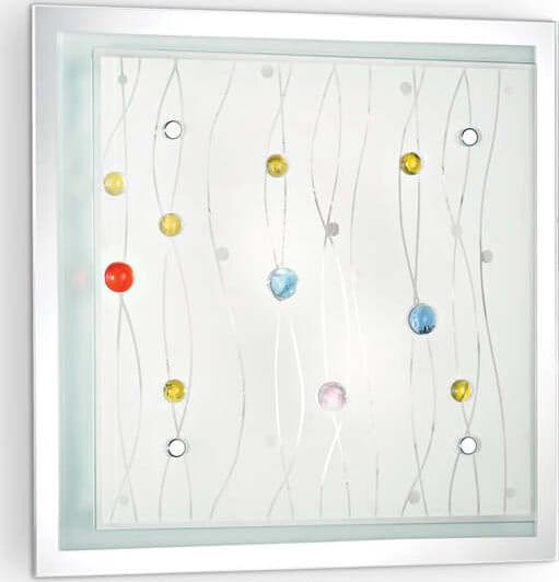 Plafoniera-Moderna-Ocean-Metallo-Multicolor-2-Luci-E27
