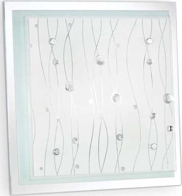 Plafoniera-Moderna-Ocean-Metallo-Trasparente-2-Luci-E27