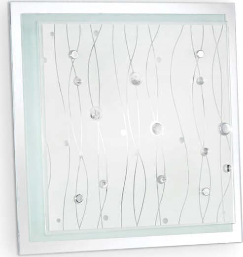 Plafoniera-Moderna-Ocean-Metallo-Trasparente-2-Luci-E27