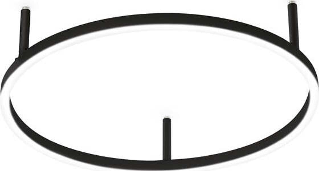 Plafoniera-Moderna-Oracle-Alluminio-Materie-Plastiche-Nero-Led-32W-3000K