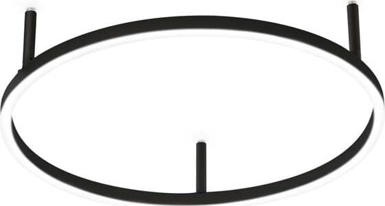 Plafoniera-Moderna-Oracle-Alluminio-Materie-Plastiche-Nero-Led-32W-3000K