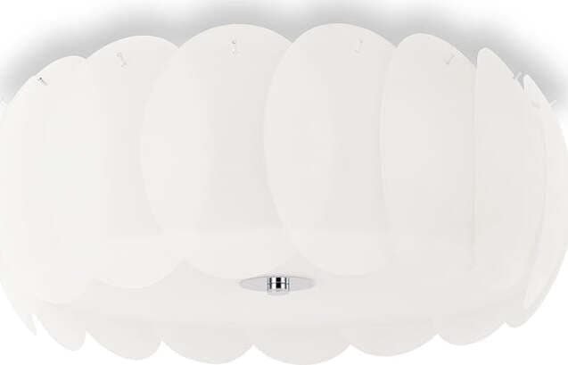 Plafoniera-Moderna-Ovalino-Vetro-Bianco-8-Luci-E27