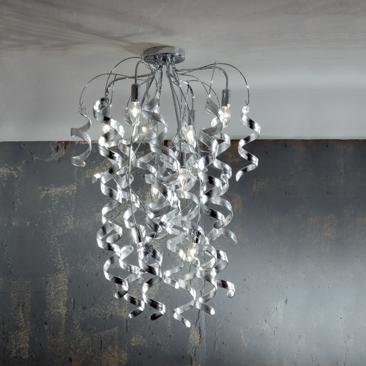 Plafoniera-moderna-Padana-Lampadari-MARILYN-271-8-E14-LED-vetro-lampada-soffitto