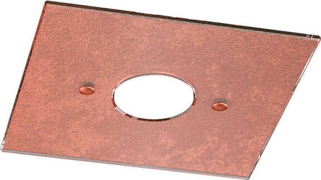 Plafoniera-Moderna-Path-Vetro-Foglia-Rame-1-Luce-Gx53