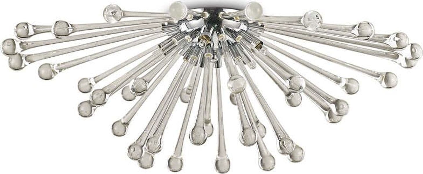 Plafoniera-Moderna-Pauline-Metallo-Fumè-5-Luci-3W-3000K-Luce-Calda