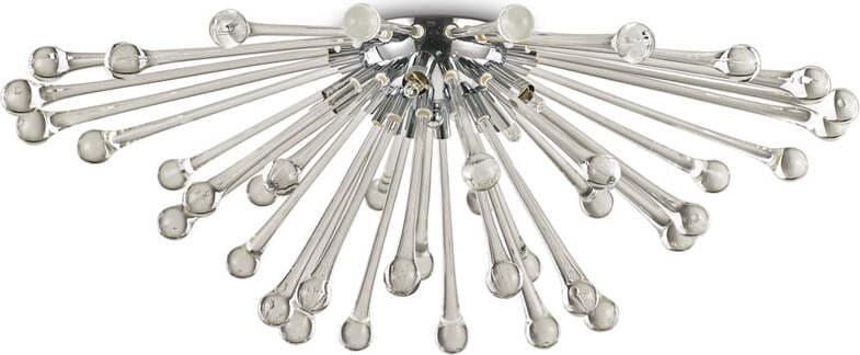 Plafoniera-Moderna-Pauline-Metallo-Fumè-5-Luci-3W-3000K-Luce-Calda